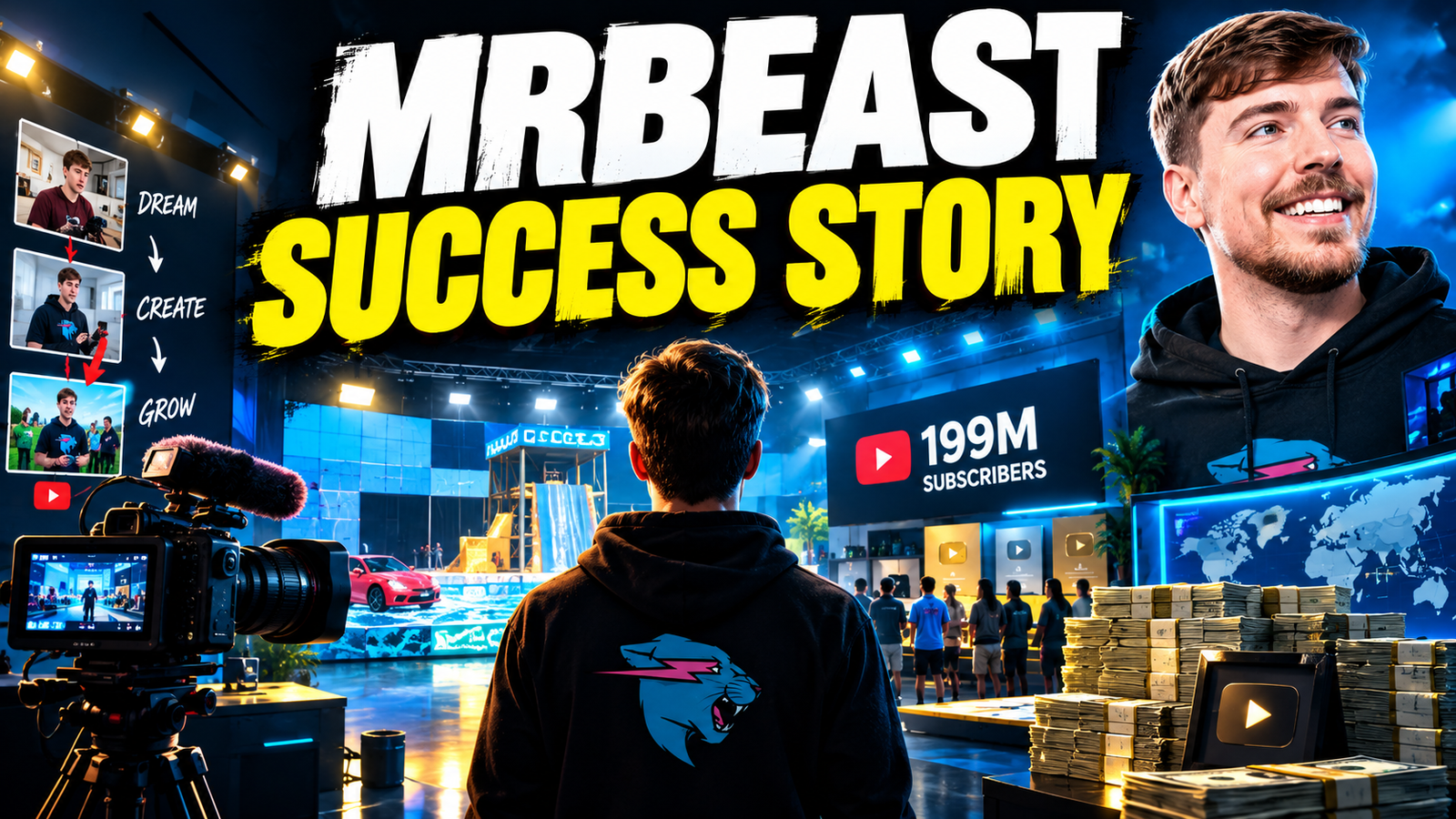 MrBeast Success Story: How Jimmy Donaldson Built a YouTube Empire